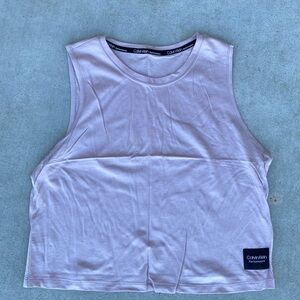 Calvin Klein Soft Pink Sleeveless Tee